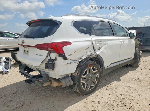 KM8S3DA13NU045105 2022 HYUNDAI SANTA Белый Задняя правая четверть