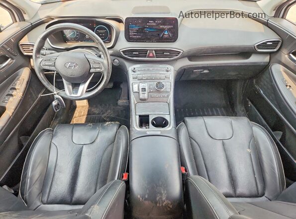 KM8S5DA18MU011783 2021 HYUNDAI SANTA Серебряный Вид панели приборов