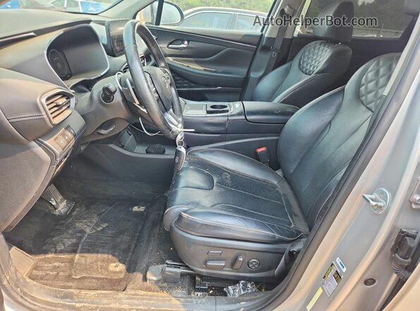 KM8S5DA18MU011783 2021 HYUNDAI SANTA Серебряный Вид салона спереди
