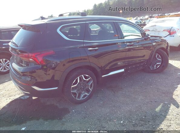 KM8S6DA26PU097122 2023 HYUNDAI SANTA FE PLUG-IN HYBRID Black Задня права чверть