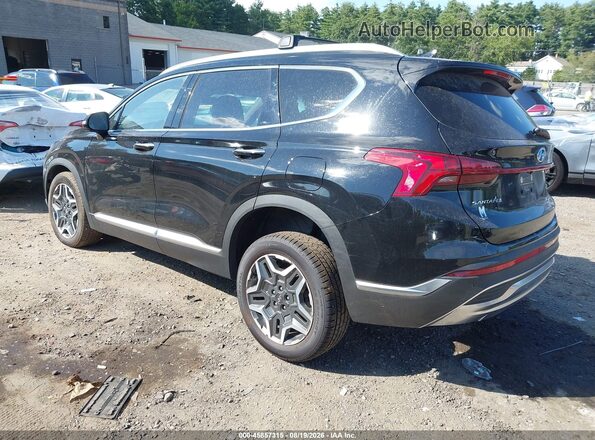KM8S6DA26PU097122 2023 HYUNDAI SANTA FE PLUG-IN HYBRID Black Задня ліва чверть