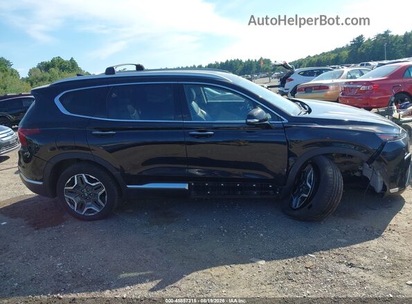 KM8S6DA26PU097122 2023 HYUNDAI SANTA FE PLUG-IN HYBRID Black Вид задньої частини салону