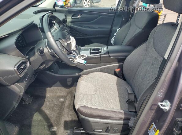 KM8S6DA29NU040796 2022 HYUNDAI SANTA Gray Widok wnętrza z przodu