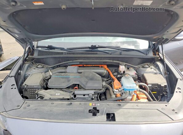 KM8S6DA29NU040796 2022 HYUNDAI SANTA Gray Widok komory silnika