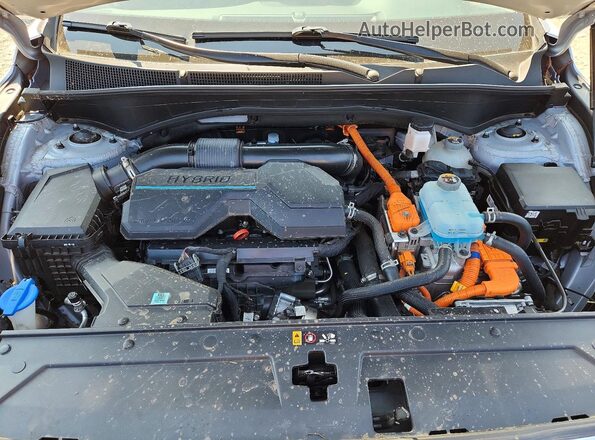 KM8S7DA23PU099309 2023 HYUNDAI SANTA Silver ძრავის განყოფილების ხედი