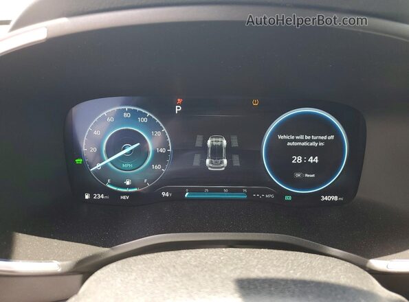 KM8S7DA26PU097134 2023 HYUNDAI SANTA Silver Սարքավորումների վահանակի տեսք