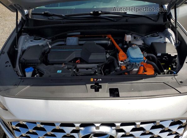 KM8S7DA26PU097134 2023 HYUNDAI SANTA Silver Շարժիչի բաժամունքի տեսք