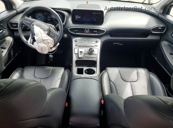KM8S7DA28NU019161 2022 HYUNDAI SANTA Gray წინა პანელის ხედი