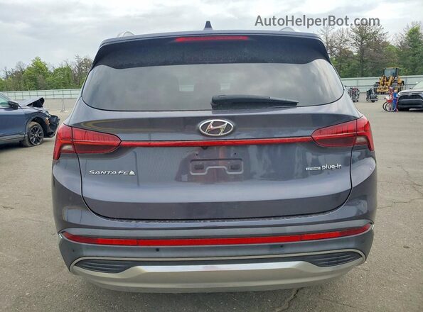 KM8S7DA28NU019161 2022 HYUNDAI SANTA Gray უკანა ხედი