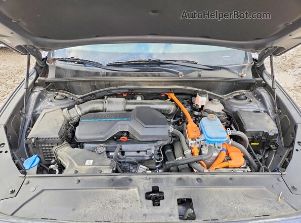 KM8S7DA2XNU025382 2022 HYUNDAI SANTA Синий Вид подкапотного пространства