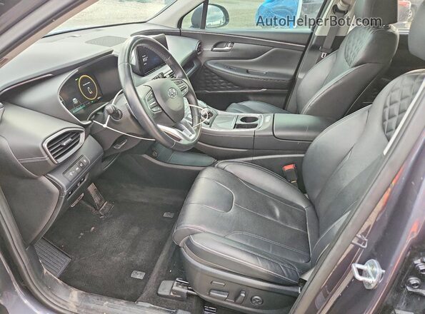 KM8S7DA2XNU025382 2022 HYUNDAI SANTA Синий Вид салона спереди