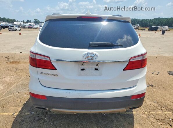 KM8SM4HF1GU155877 2016 HYUNDAI SANTA White Rear view