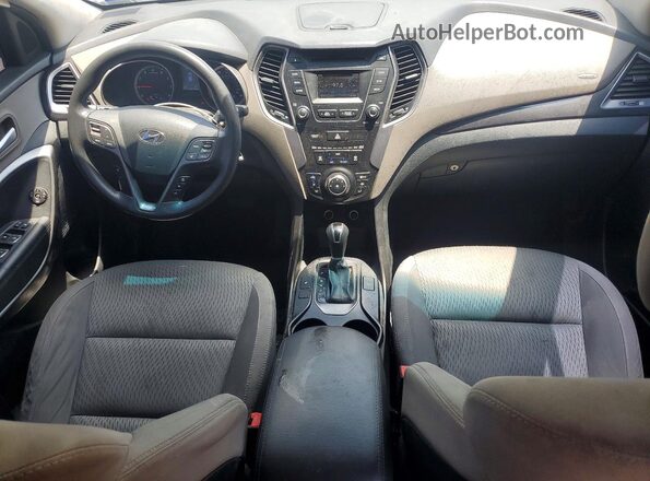 KM8SM4HF1GU155877 2016 HYUNDAI SANTA White Dashboard view