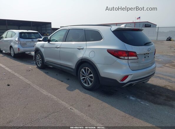 KM8SM4HF2HU236517 2017 HYUNDAI SANTA FE Silver უკანა მარცხენა