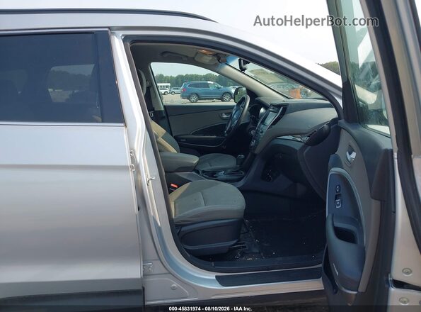 KM8SM4HF2HU236517 2017 HYUNDAI SANTA FE Silver წინა სალონის ხედი