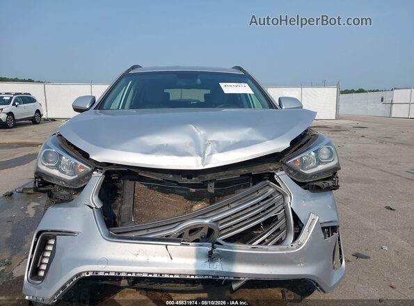 KM8SM4HF2HU236517 2017 HYUNDAI SANTA FE Silver ხელსაწყოთა პანელის ხედი