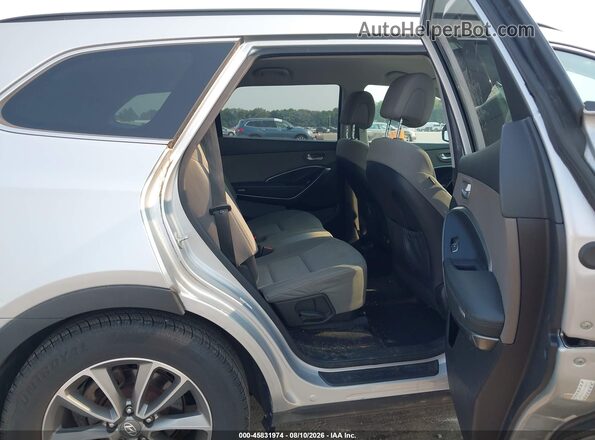 KM8SM4HF2HU236517 2017 HYUNDAI SANTA FE Silver VIN კოდის სტიკერის ხედი