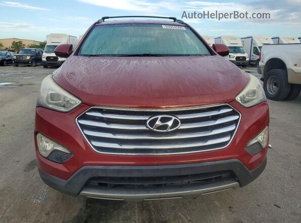 KM8SM4HF3GU140801 2016 HYUNDAI SANTA Red Vista frontal
