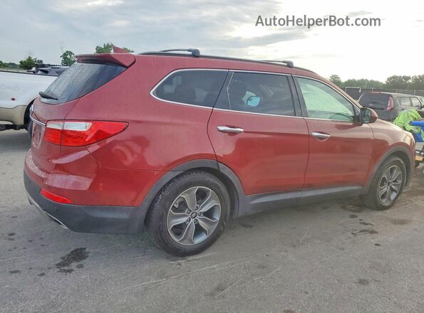 KM8SM4HF3GU140801 2016 HYUNDAI SANTA Red Trasero derecho