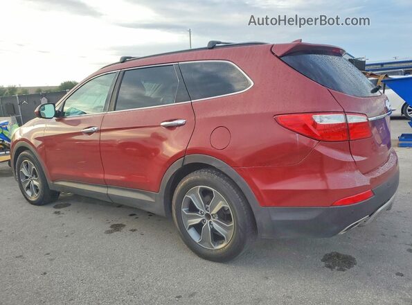 KM8SM4HF3GU140801 2016 HYUNDAI SANTA Red Trasero izquierdo