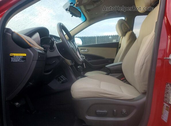 KM8SM4HF3GU140801 2016 HYUNDAI SANTA Red Vista interior delantera