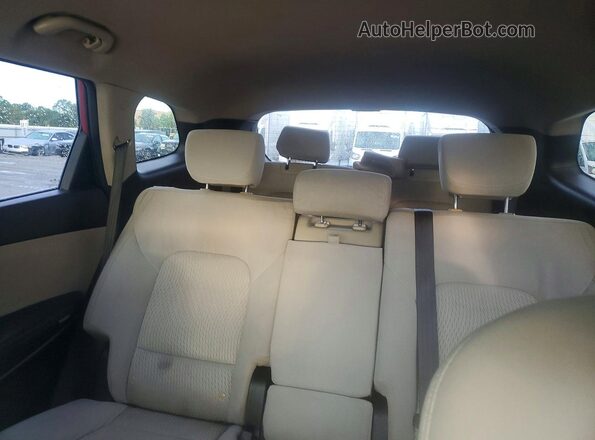 KM8SM4HF3GU140801 2016 HYUNDAI SANTA Red Vista de los asientos traseros