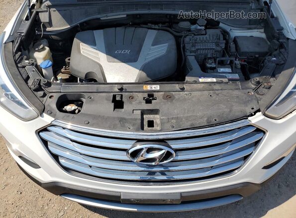 KM8SM4HF3GU160529 2016 HYUNDAI SANTA Белый Вид подкапотного пространства