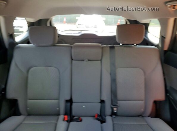 KM8SM4HF3HU251320 2017 HYUNDAI SANTA Gray Вид задніх сидінь