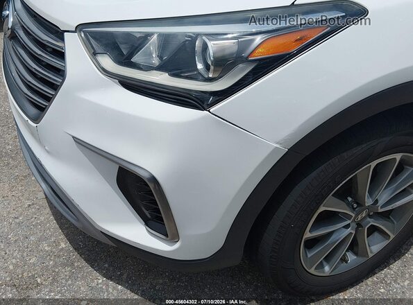 KM8SM4HF3JU286056 2018 HYUNDAI SANTA FE White Widok z przodu