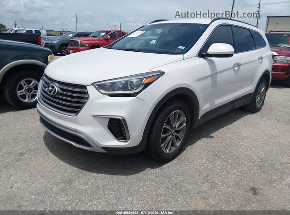 KM8SM4HF3JU286056 2018 HYUNDAI SANTA FE White Przód lewy