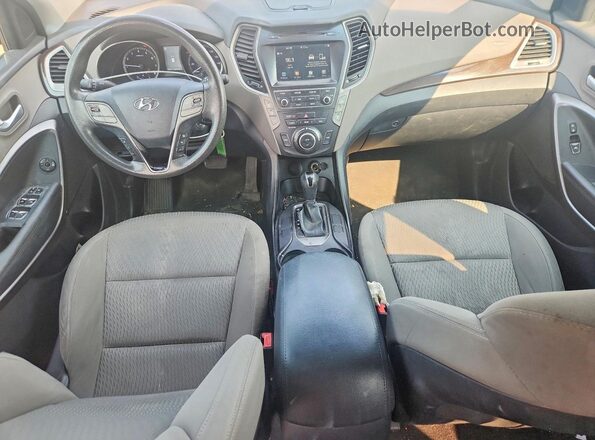 KM8SM4HF4HU220142 2017 HYUNDAI SANTA Black Vista del salpicadero