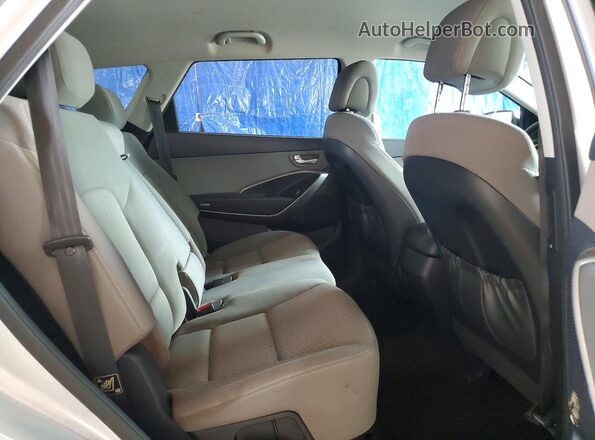 KM8SM4HF5HU187247 2017 HYUNDAI SANTA Silver უკანა სალონის ხედი