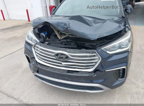 KM8SM4HF5HU239721 2017 HYUNDAI SANTA FE Синий Вид спереди