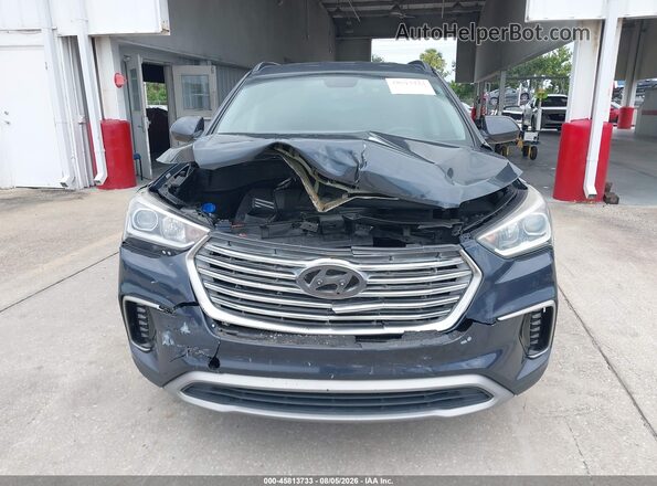 KM8SM4HF5HU239721 2017 HYUNDAI SANTA FE Синий Вид щитка приборов