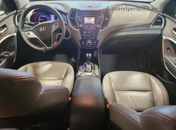 KM8SM4HF7GU162168 2016 HYUNDAI SANTA White Առջևի վահանակի տեսք