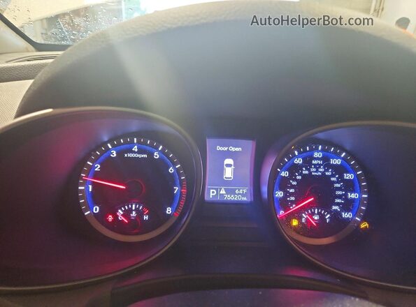 KM8SM4HF7GU162168 2016 HYUNDAI SANTA White Սարքավորումների վահանակի տեսք