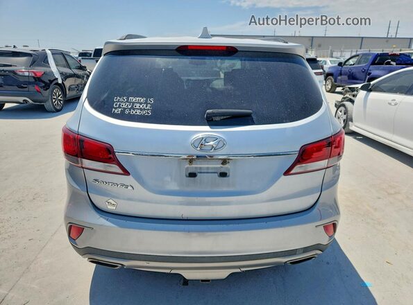 KM8SM4HF7JU276713 2018 HYUNDAI SANTA Silver Հետևի տեսք