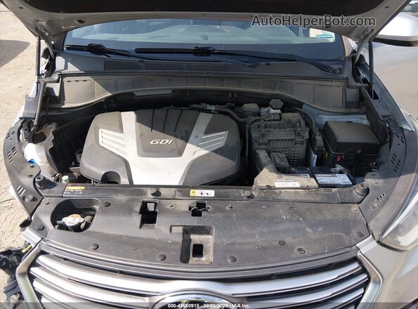 KM8SM4HF8JU286229 2018 HYUNDAI SANTA FE Silver Widok z tyłu