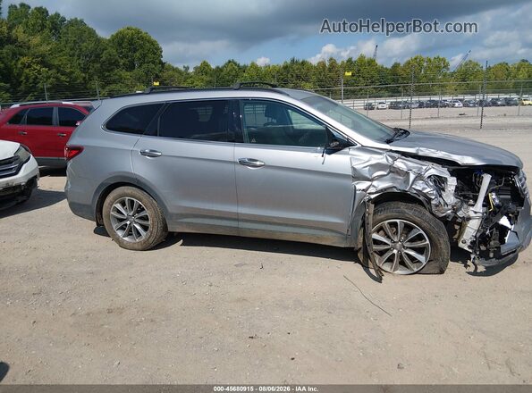 KM8SM4HF8JU286229 2018 HYUNDAI SANTA FE Silver Widok wnętrza z tyłu