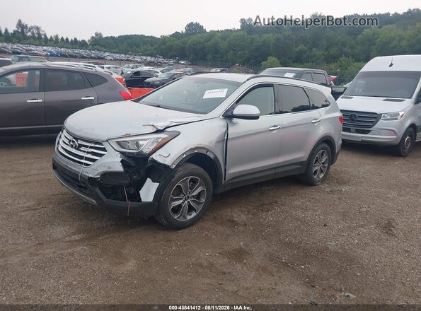 KM8SM4HF9GU134288 2016 HYUNDAI SANTA FE Серебряный Передняя левая четверть