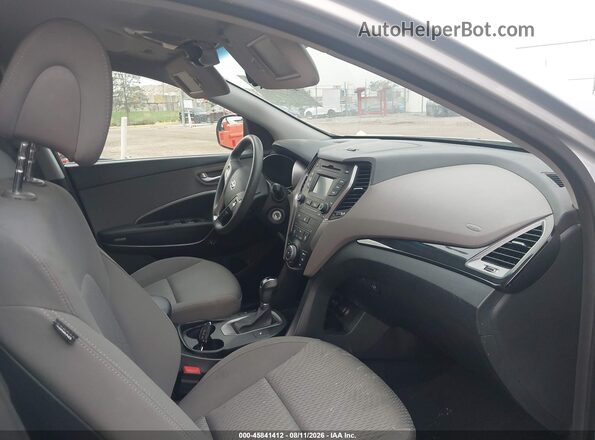 KM8SM4HF9GU134288 2016 HYUNDAI SANTA FE Серебряный Вид салона спереди