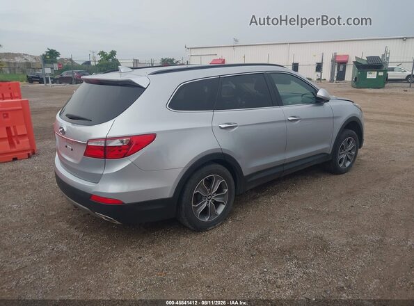 KM8SM4HF9GU134288 2016 HYUNDAI SANTA FE Серебряный Задняя правая четверть