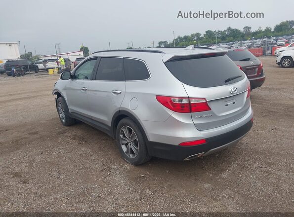 KM8SM4HF9GU134288 2016 HYUNDAI SANTA FE Серебряный Задняя левая четверть