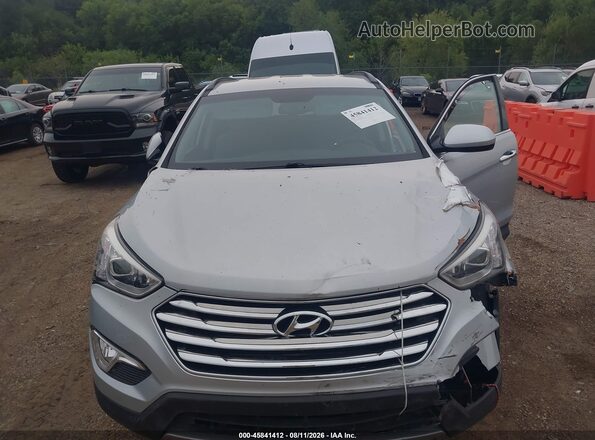 KM8SM4HF9GU134288 2016 HYUNDAI SANTA FE Серебряный Вид сзади