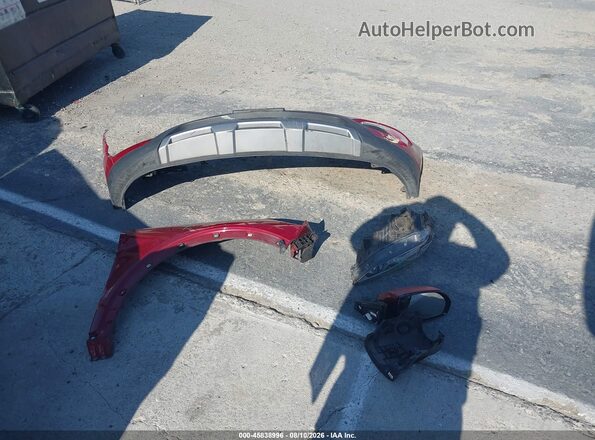 KM8SM4HF9GU143315 2016 HYUNDAI SANTA FE Red ხელსაწყოთა პანელის ხედი