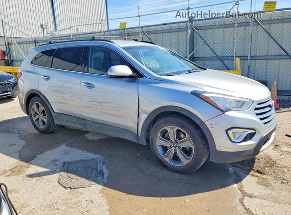 KM8SM4HF9GU145999 2016 HYUNDAI SANTA Серебряный Передняя правая четверть