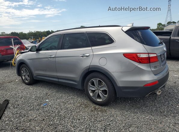 KM8SM4HF9GU162074 2016 HYUNDAI SANTA Silver Trasero izquierdo