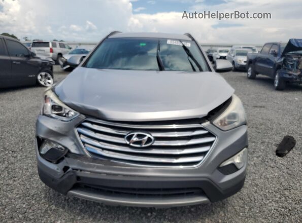 KM8SM4HF9GU162074 2016 HYUNDAI SANTA Silver Vista frontal