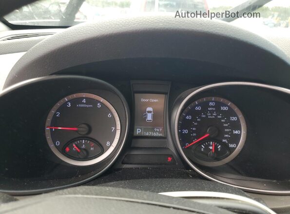 KM8SM4HF9GU162074 2016 HYUNDAI SANTA Silver Vista del cuadro de instrumentos