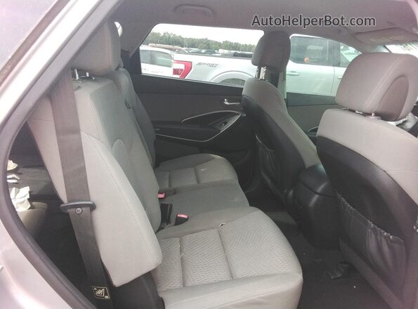 KM8SM4HF9GU162074 2016 HYUNDAI SANTA Silver Vista de los asientos traseros